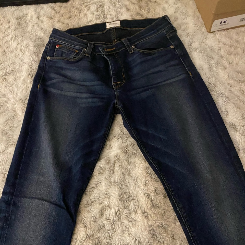 Hudson dark wash mid rise jeans 29
